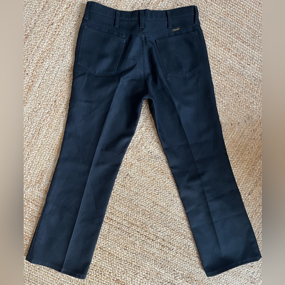 Wrangler Black Bootcut Jeans